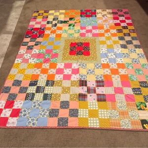 Colorful Patchwork Quilt